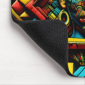 Aztec Design Muster Drei Mousepad (Ecke)