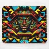 Aztec Design Muster Drei Mousepad (Vorne)