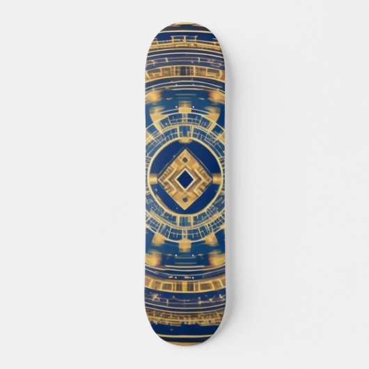 Aztec Design Skateboard (Vorne)