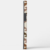 Aztec-Diamant-Muster-Design Braun+Creme Case-Mate iPhone Hülle (Rückseite / Rechts)