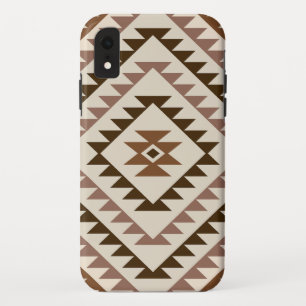 Aztec-Diamant-Muster-Design Braun+Creme Case-Mate iPhone Hülle