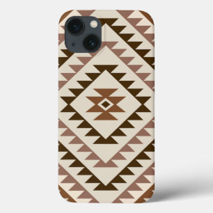 Aztec-Diamant-Muster-Design Braun+Creme Case-Mate iPhone Hülle