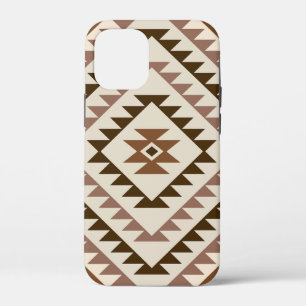Aztec-Diamantmuster-Design Braun+Creme Case-Mate iPhone Hülle