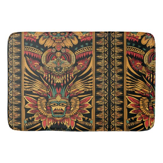 "Aztec Dream" Weichkraut Badematte (Vorderseite)