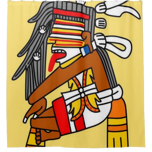 Aztec Duschvorhang (Vorderseite)