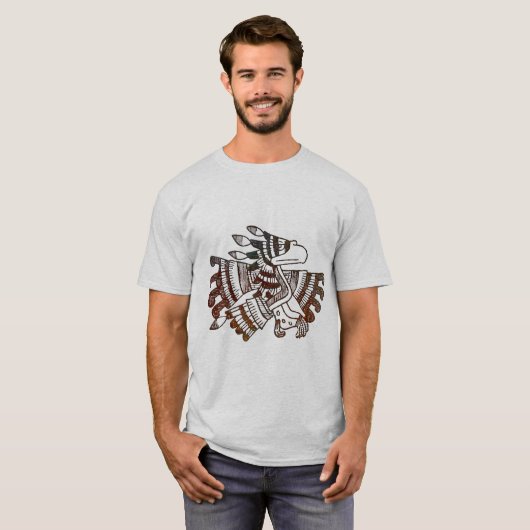 AZTEC Eagle Traditional T-Shirt (Vorne ganz)