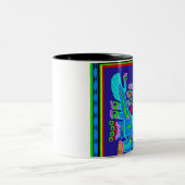 Aztec Eagle Warrior God Zweifarbige Tasse (Mittel)