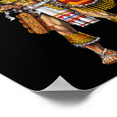 Aztec Eagle Warrior Poster (Ecke)