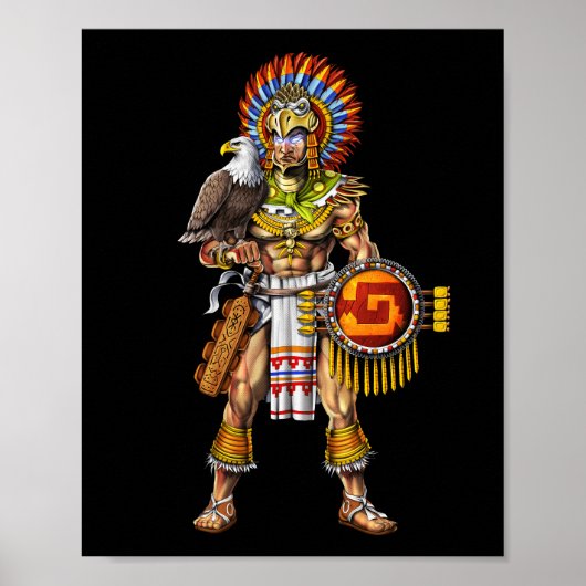 Aztec Eagle Warrior Poster (Vorne)