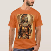 Aztec Eagle Warrior T - Shirt - Intricate Tattoo (Vorderseite)