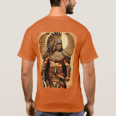 Aztec Eagle Warrior T - Shirt - Intricate Tattoo (Rückseite)