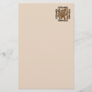 Aztec Eagle Warrior Tribal Alte Kunst Briefpapier