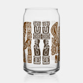 Aztec Eagle Warrior Tribal Alte Kunst Dosenglas (Rechts)