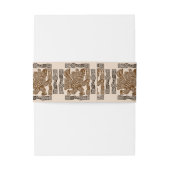 Aztec Eagle Warrior Tribal Alte Kunst Einladungsbanderole (Rückseitenbeispiel)