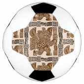 Aztec Eagle Warrior Tribal Alte Kunst Fußball (Vorderseite)