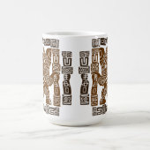Aztec Eagle Warrior Tribal Alte Kunst Kaffeetasse (Mittel)