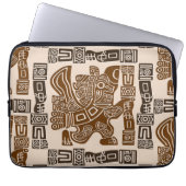 Aztec Eagle Warrior Tribal Alte Kunst Laptopschutzhülle (Vorderseite)