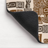 Aztec Eagle Warrior Tribal Alte Kunst Mousepad (Ecke)