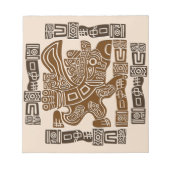Aztec Eagle Warrior Tribal Alte Kunst Notizblock (Vorderseite)