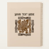 Aztec Eagle Warrior Tribal Alte Kunst Planer (Rückseite)