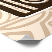 Aztec Eagle Warrior Tribal Alte Kunst Poster (Ecke)