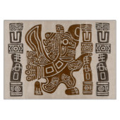 Aztec Eagle Warrior Tribal Alte Kunst Schneidebrett (Vorderseite)
