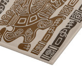 Aztec Eagle Warrior Tribal Alte Kunst Schneidebrett (Ecke)
