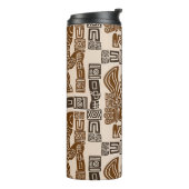 Aztec Eagle Warrior Tribal Alte Kunst Thermosbecher (Nach links gedreht)