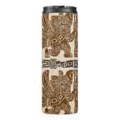 Aztec Eagle Warrior Tribal Alte Kunst Thermosbecher (Rückseite)