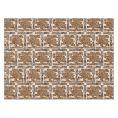 Aztec Eagle Warrior Tribal Alte Kunst Tischdecke (Vorderseite (Horizontal))