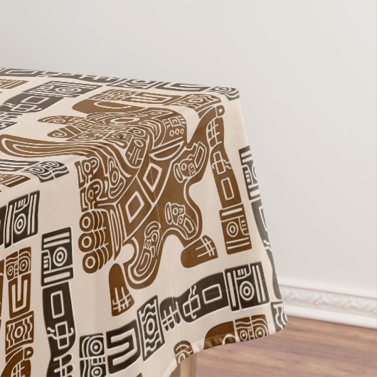 Aztec Eagle Warrior Tribal Alte Kunst Tischdecke (Beispiel)