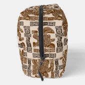 Aztec Eagle Warrior Tribal Alte Kunst Waschbeutel (Rechts)