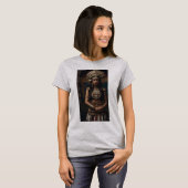 Aztec Earth Goddess Coatlicue - Leben und Tod T-Shirt (Vorne ganz)