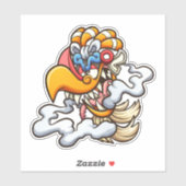 Aztec Ehecatl Aufkleber (Blatt)