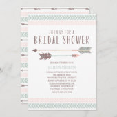 Aztec| Einladung zur Brautdusche (Vorne/Hinten)