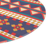 Aztec Elegance | Glasschneidplatte Schneidebrett (Ecke)