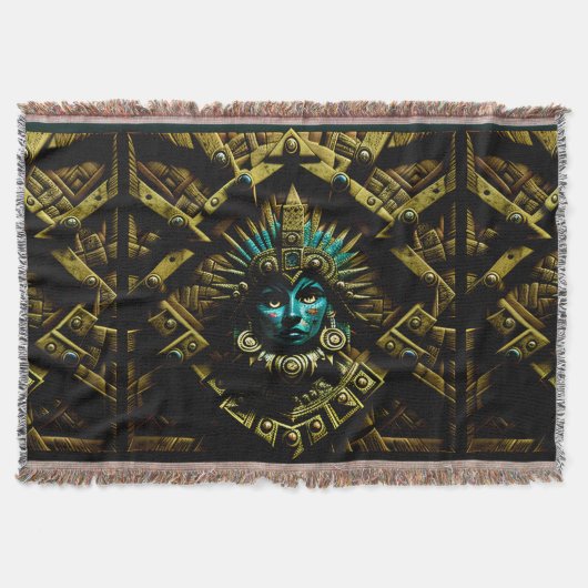 Aztec-Entwurfsmuster Zwei Decke (Vorderseite)