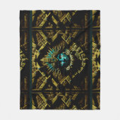 Aztec-Entwurfsmuster Zwei Fleecedecke (Vorderseite)