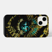 Aztec-Entwurfsmuster Zwei iPhone Hülle (Rückseite (Horizontal))