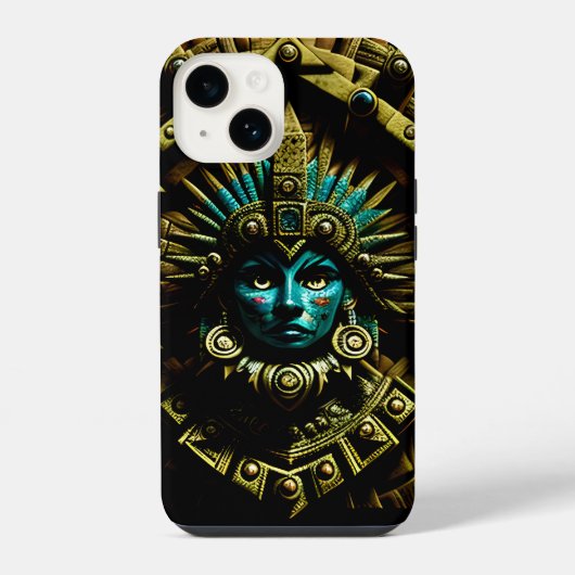 Aztec-Entwurfsmuster Zwei iPhone Hülle (Rückseite)