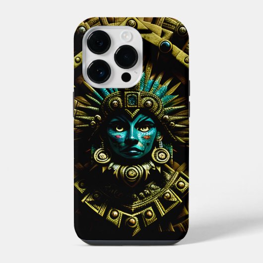 Aztec-Entwurfsmuster Zwei iPhone Hülle (Rückseite)
