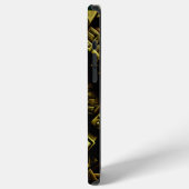 Aztec-Entwurfsmuster Zwei iPhone Hülle (Linke Seite)