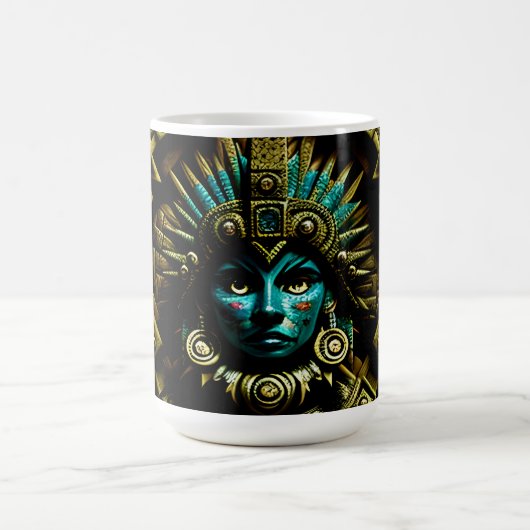 Aztec-Entwurfsmuster Zwei Kaffeetasse (Mittel)