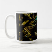 Aztec-Entwurfsmuster Zwei Kaffeetasse (Links)