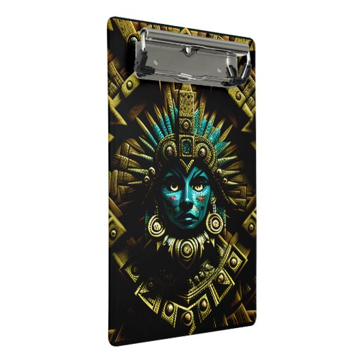 Aztec-Entwurfsmuster Zwei Mini Klemmbrett (Schrägansicht)