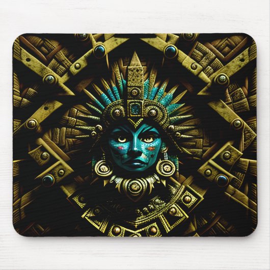 Aztec-Entwurfsmuster Zwei Mousepad (Vorne)