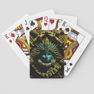 Aztec-Entwurfsmuster Zwei Spielkarten
