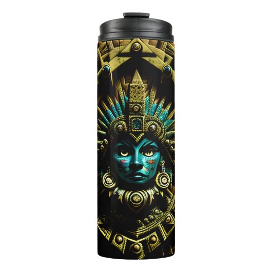 Aztec-Entwurfsmuster Zwei Thermosbecher (Vorderseite)