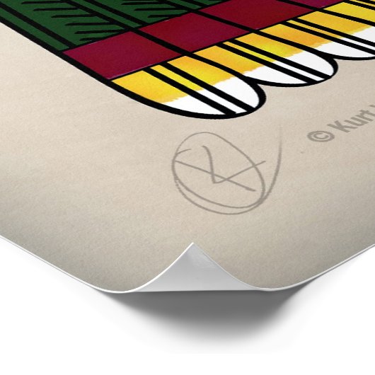 Aztec Equilibrium Poster (Ecke)