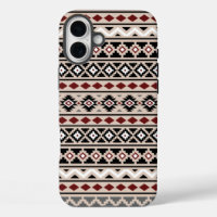 Aztec Essence II Ptn Schwarz-weiß Gray Red Sand